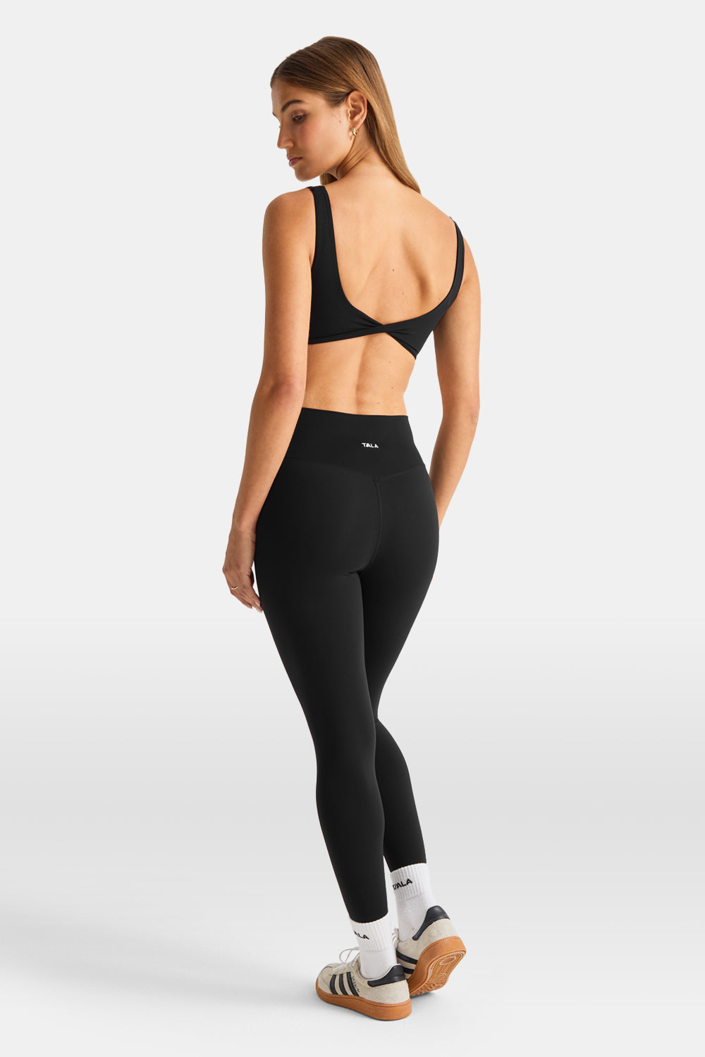 DayFlex Wrap High Waisted Legging - Shadow Black