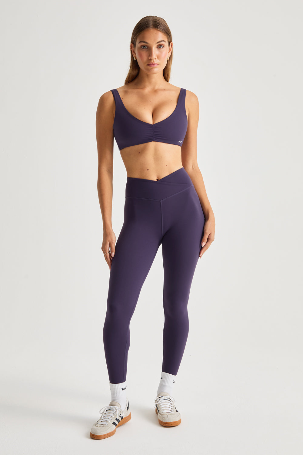 DayFlex Wrap High Waisted Legging - Purple Dusk