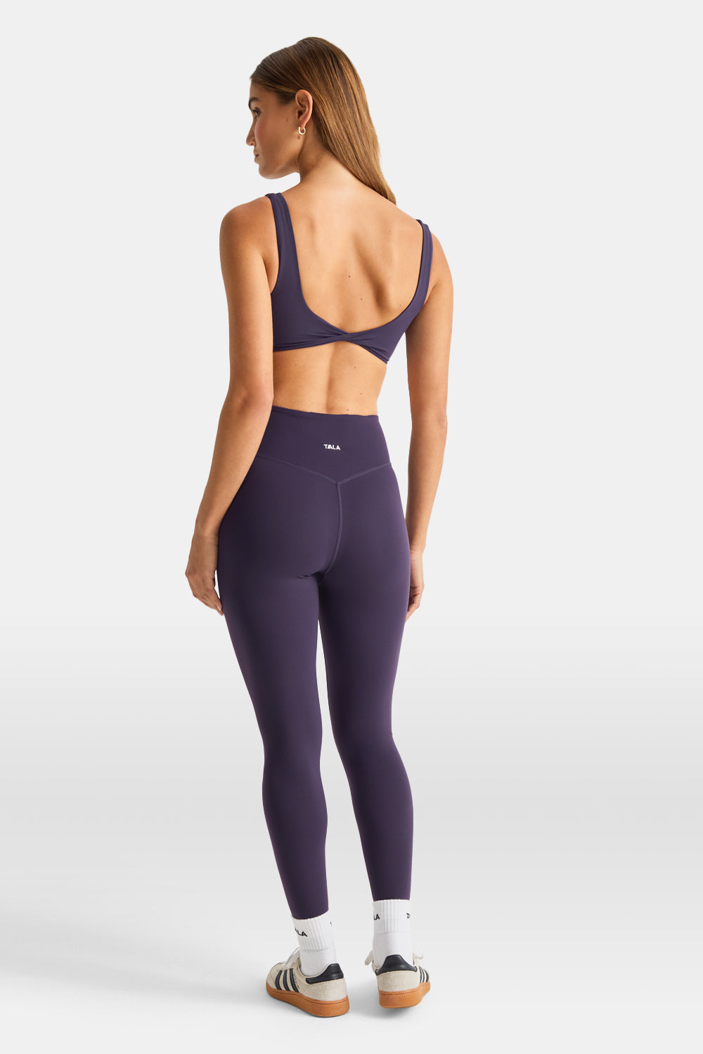 DayFlex Wrap High Waisted Legging - Purple Dusk