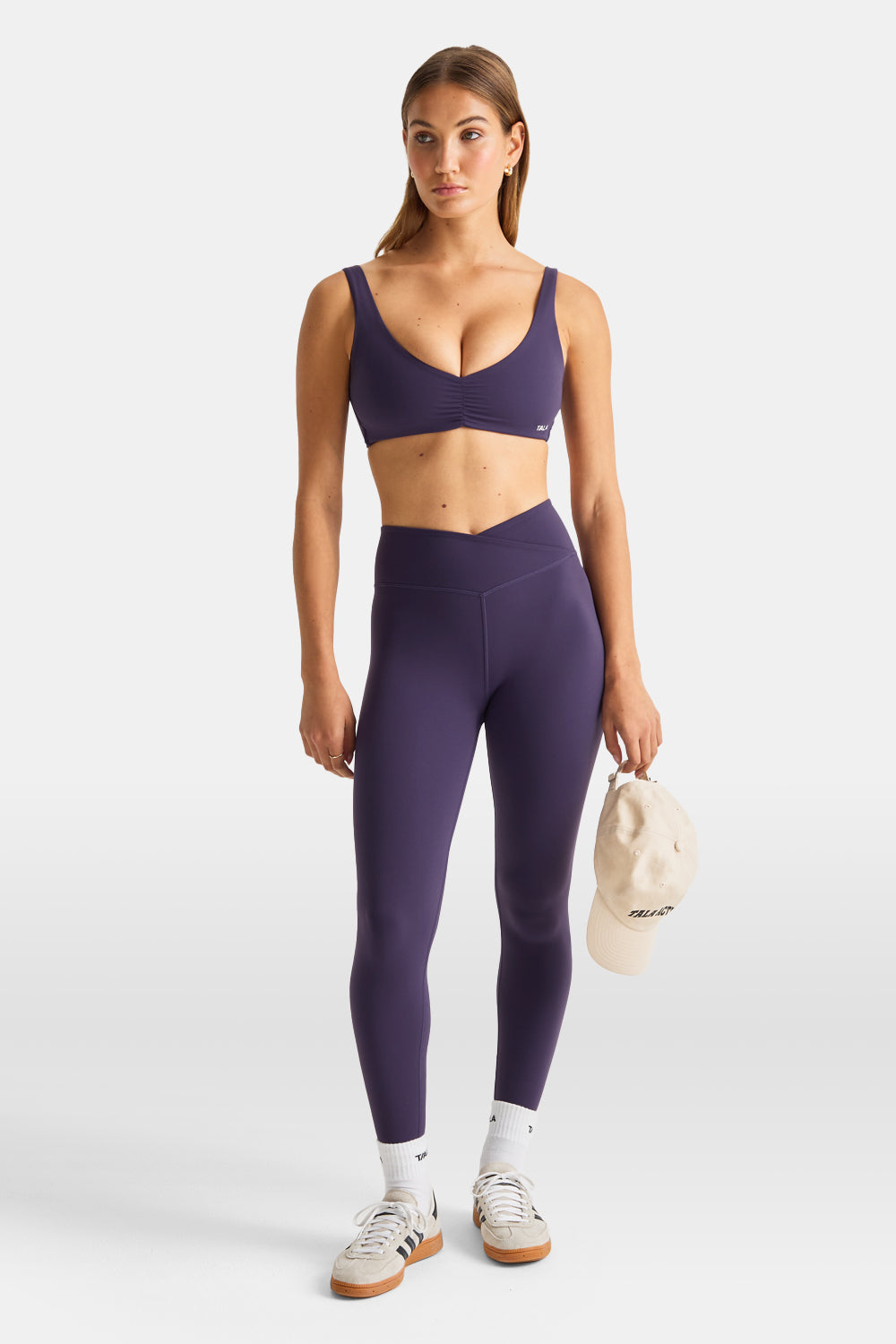 DayFlex Wrap High Waisted Legging - Purple Dusk
