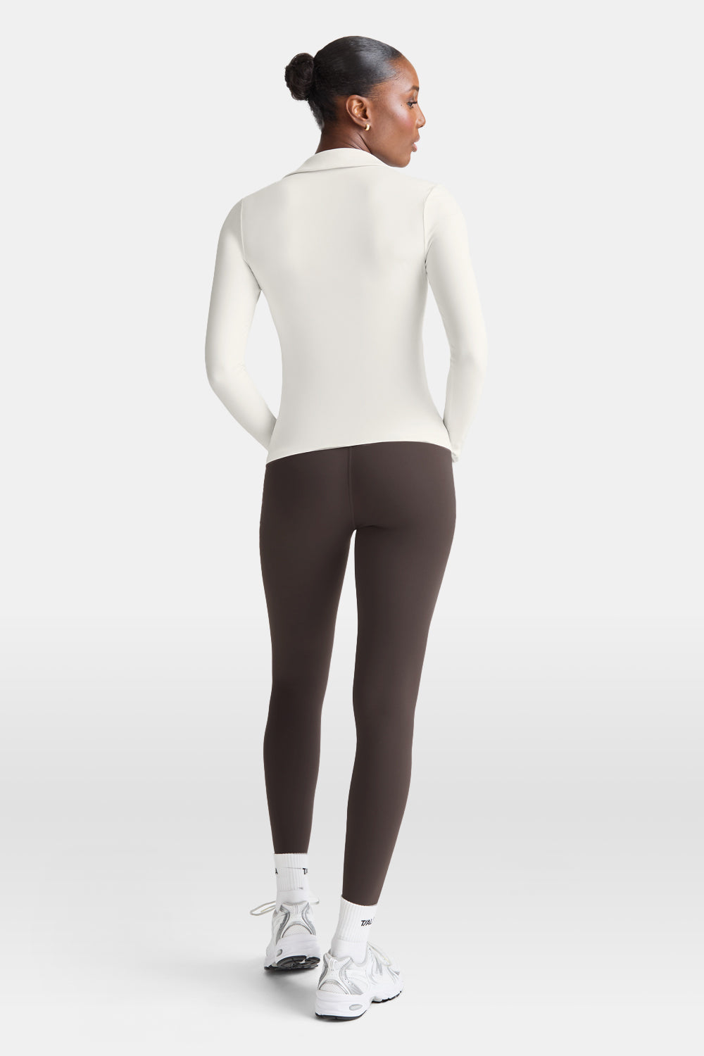 DayFlex Long Sleeve Lightweight Polo - Ivory