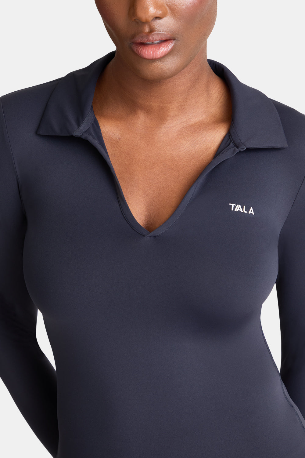 DayFlex Long Sleeve Lightweight Polo - Midnight Navy