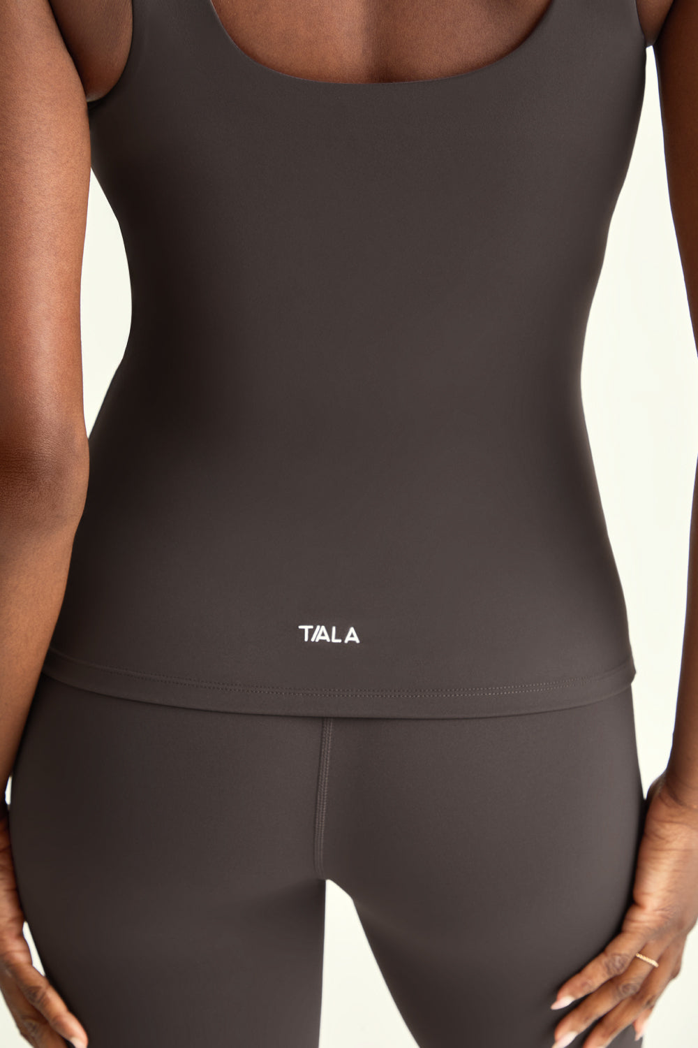 DayFlex Square Neck Full Length Vest - Mocha Brown