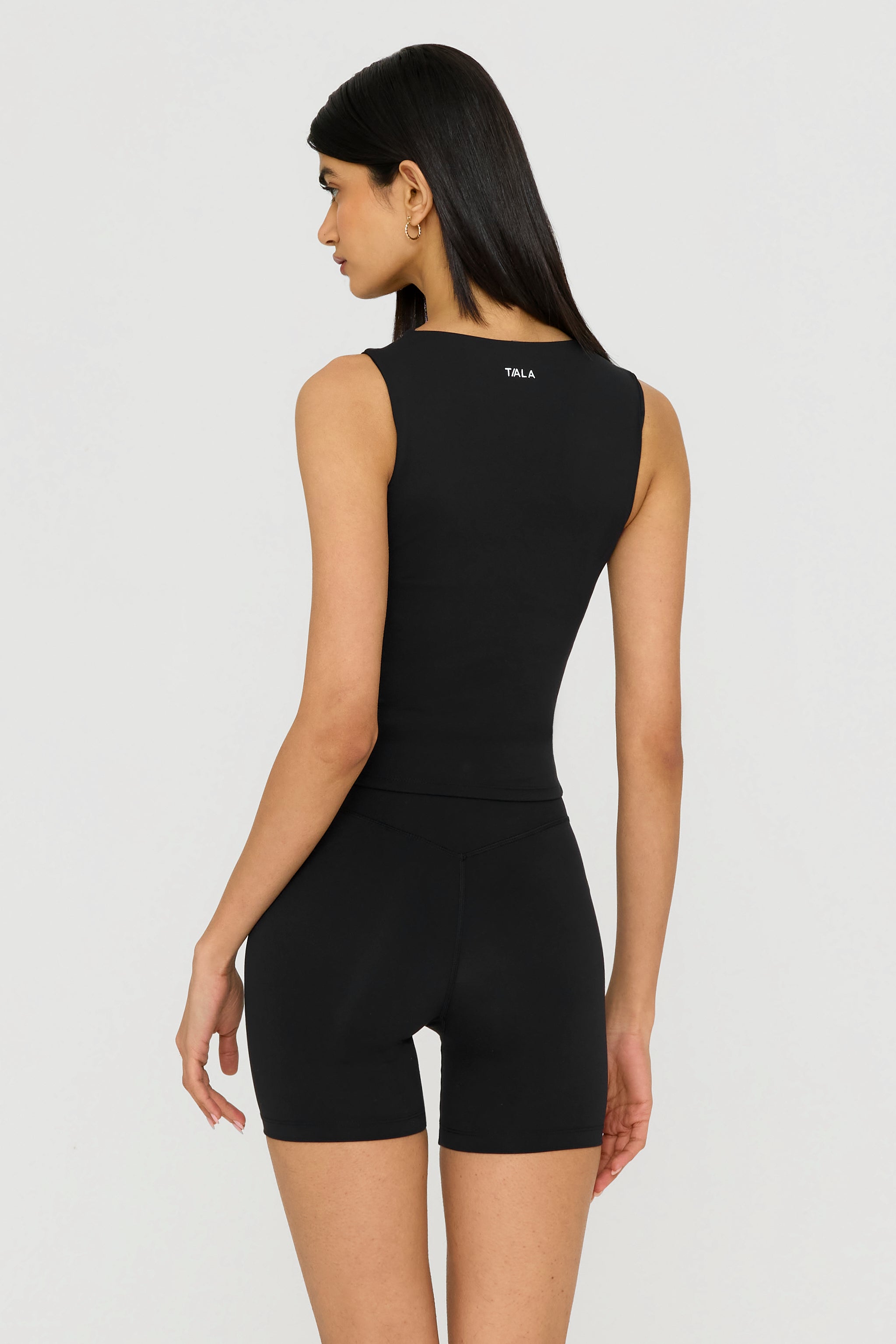 DayFlex Built-In Support Tank Top - Shadow Black