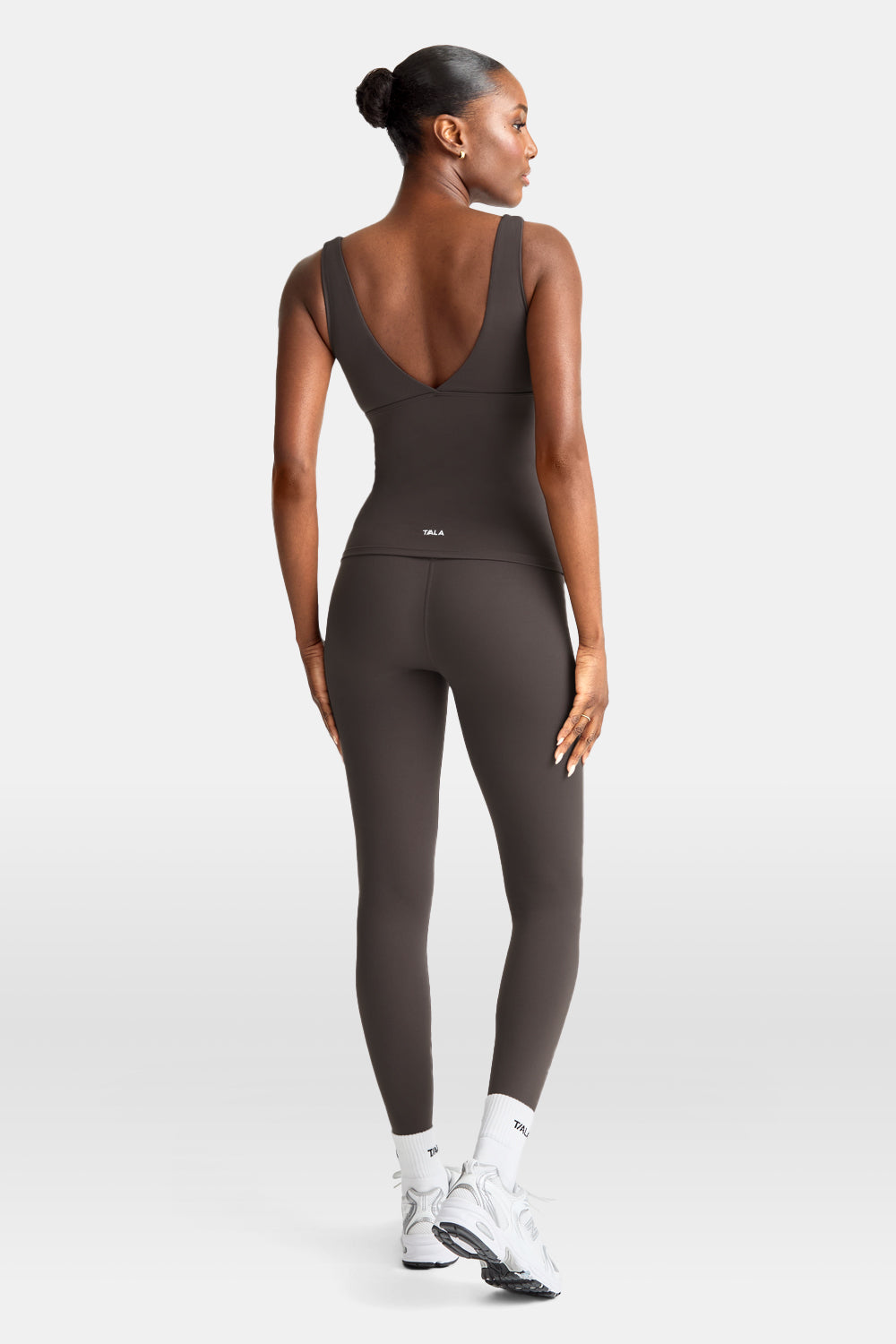 DayFlex V Neck Vest - Mocha Brown