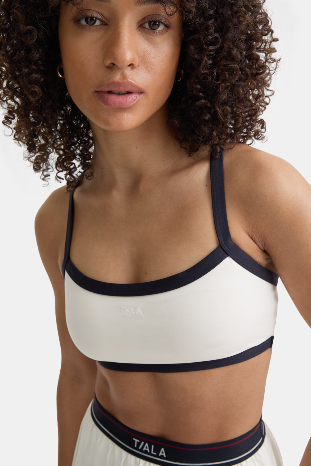 DayFlex Bandeau Sports Bra - Ivory