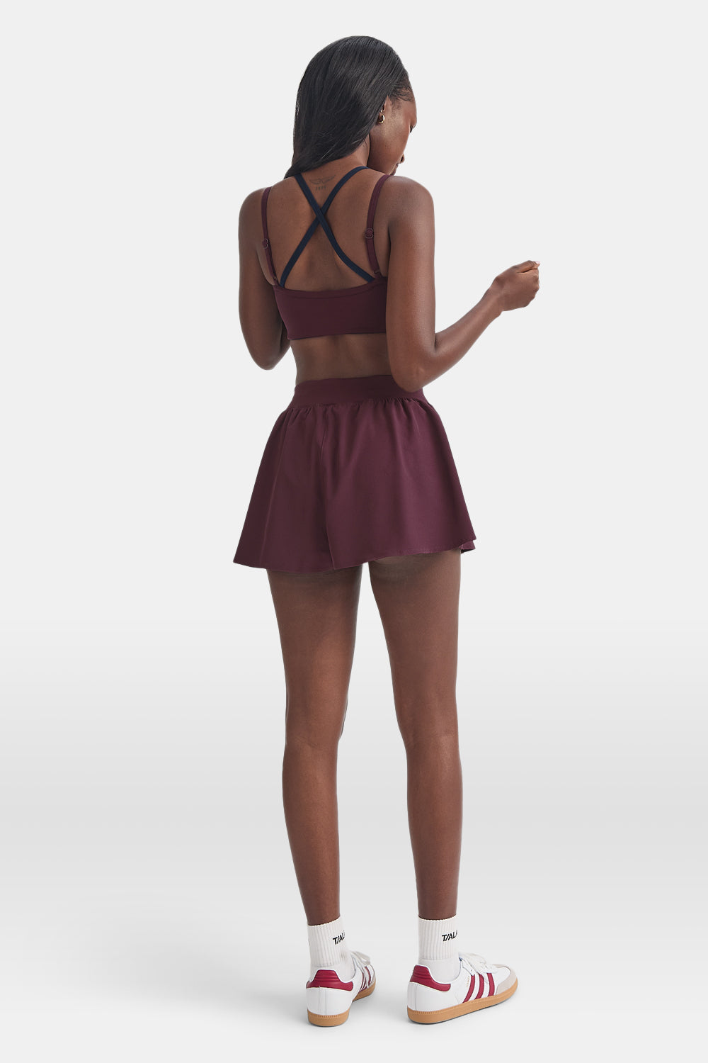 DayFlex Double Layer Sports Bra - Fig / Midnight Navy