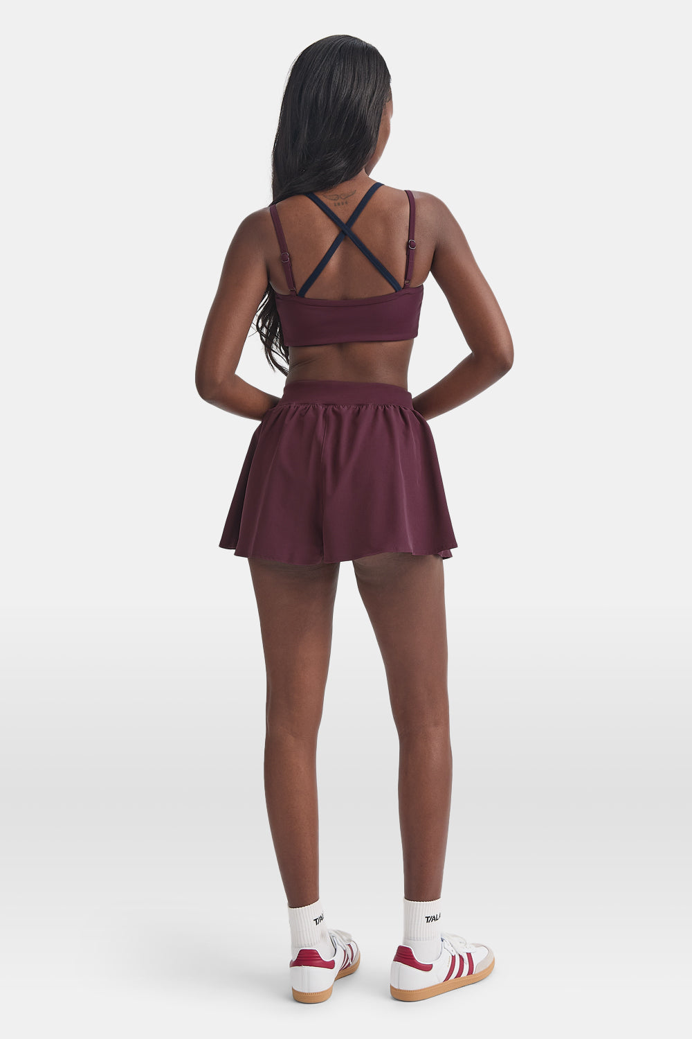 DayFlex Double Layer Sports Bra - Fig / Midnight Navy