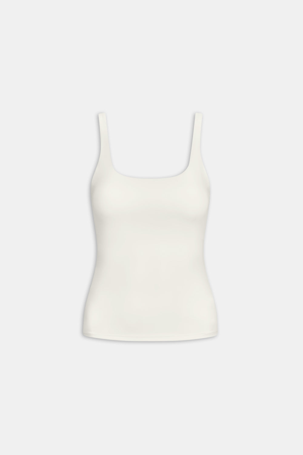 DayFlex Square Neck Full Length Vest - Ivory