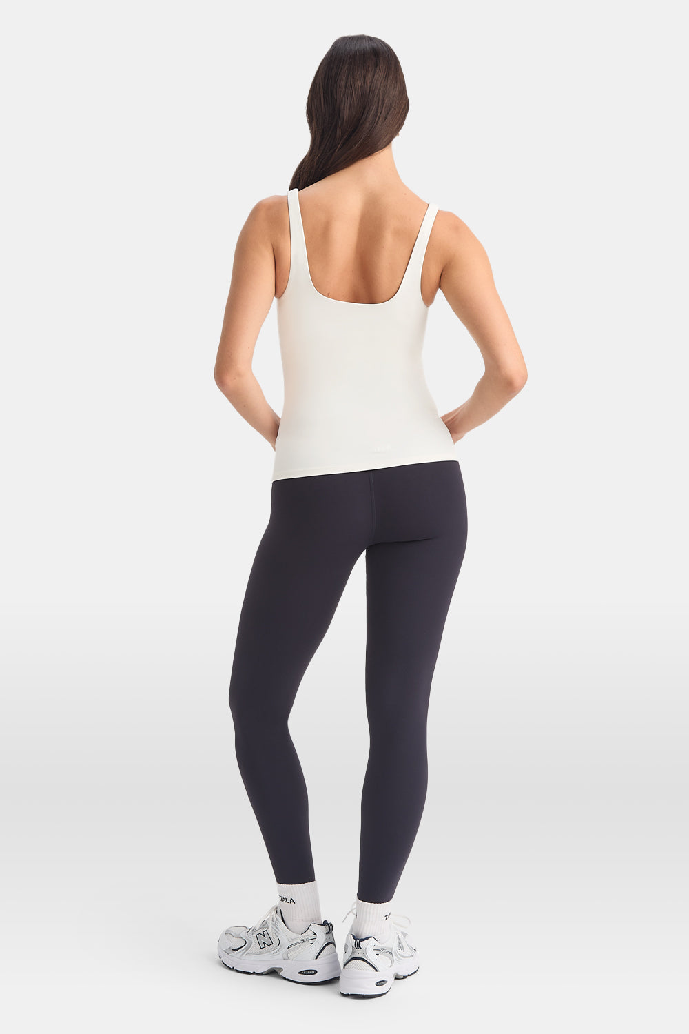 DayFlex Square Neck Full Length Vest - Ivory