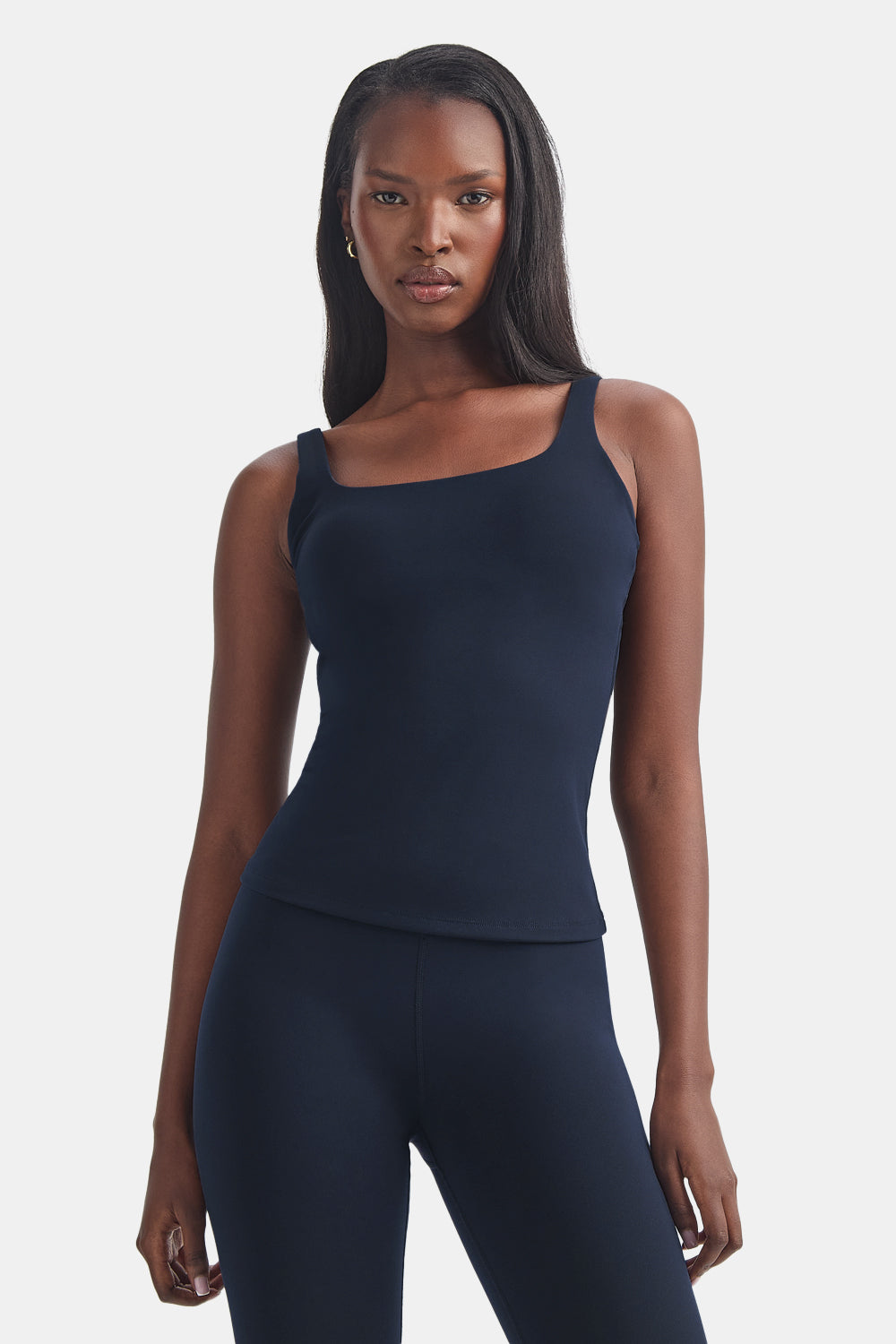 DayFlex Square Neck Full Length Vest - Midnight Navy