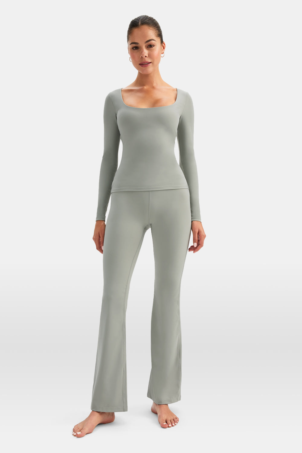 DayFlex Scoop Neck Top - Soft Sage