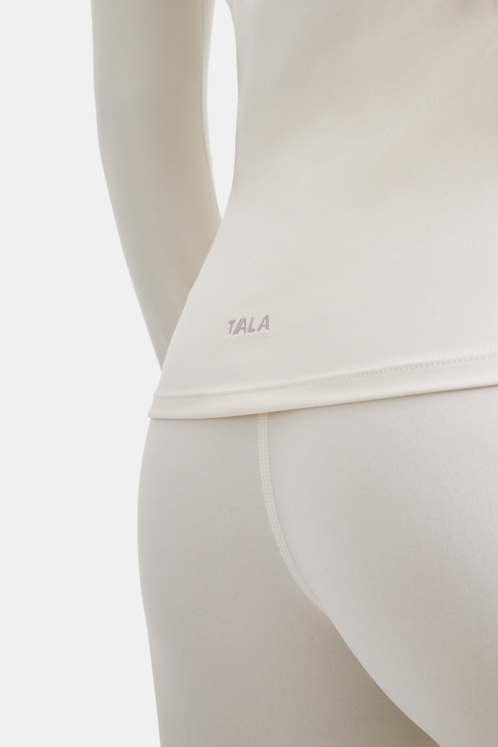 DayFlex Scoop Neck Top - Ivory