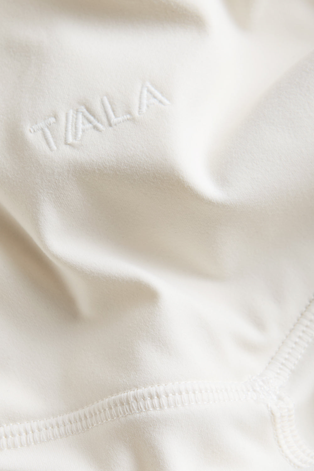 DayFlex Contrast Stripe Side Split Flared Yoga Pant No Front Seam - Ivory And Shadow Black