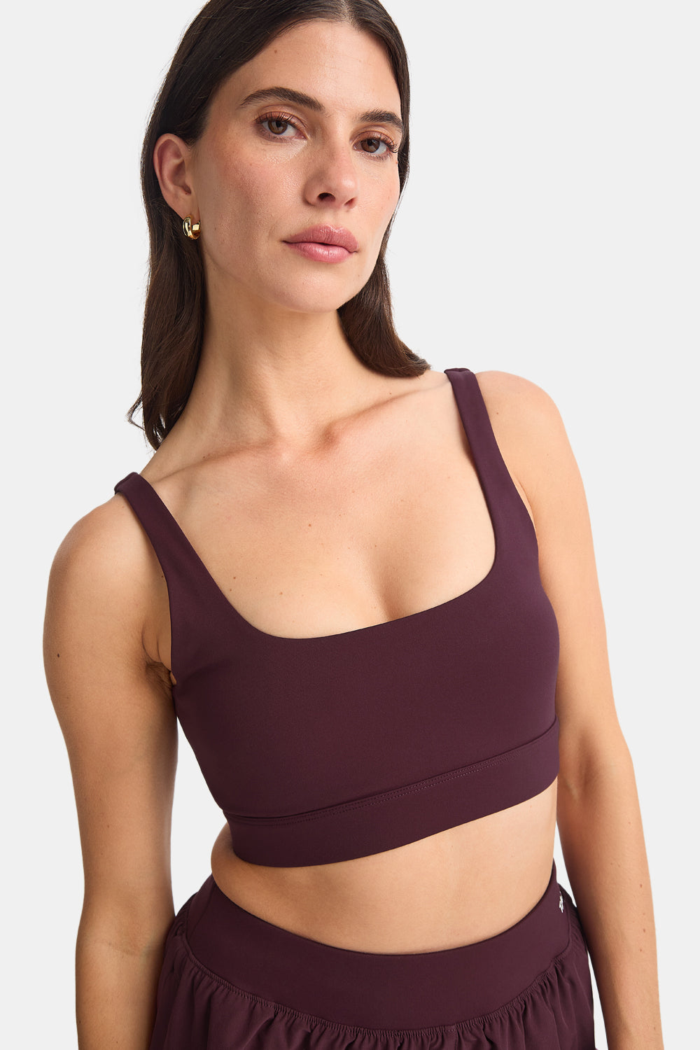 DayFlex Square Neck Sports Bra - Fig