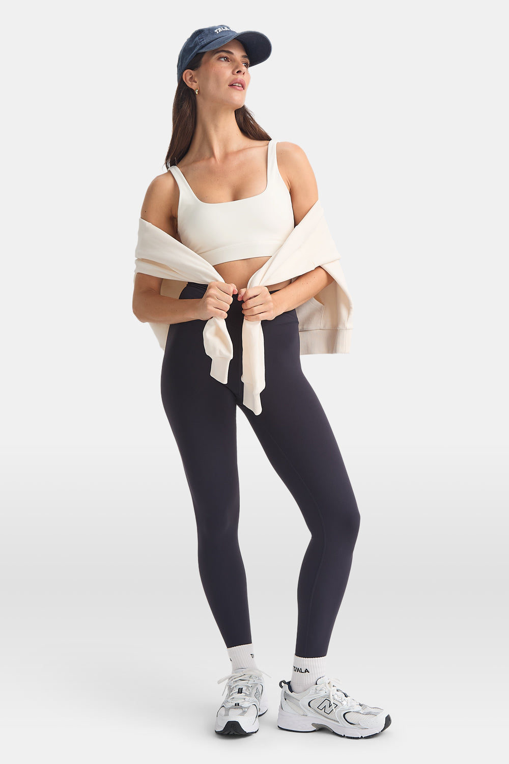 DayFlex Square Neck Sports Bra - Ivory