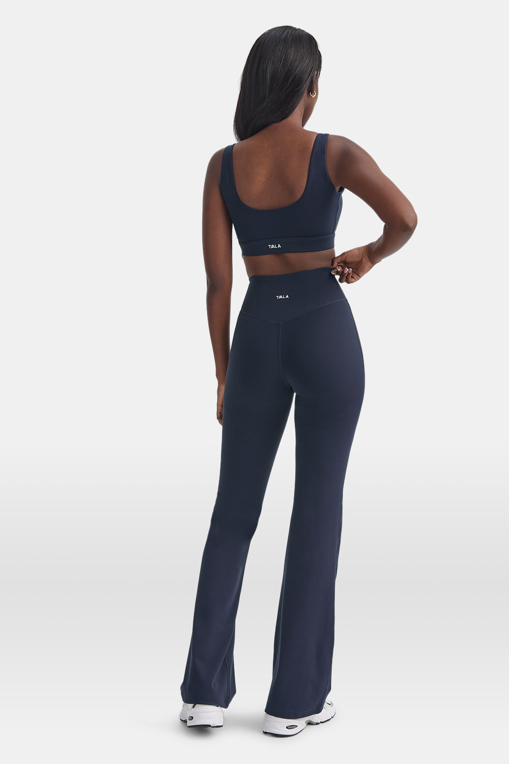 DayFlex Square Neck Sports Bra - Midnight Navy