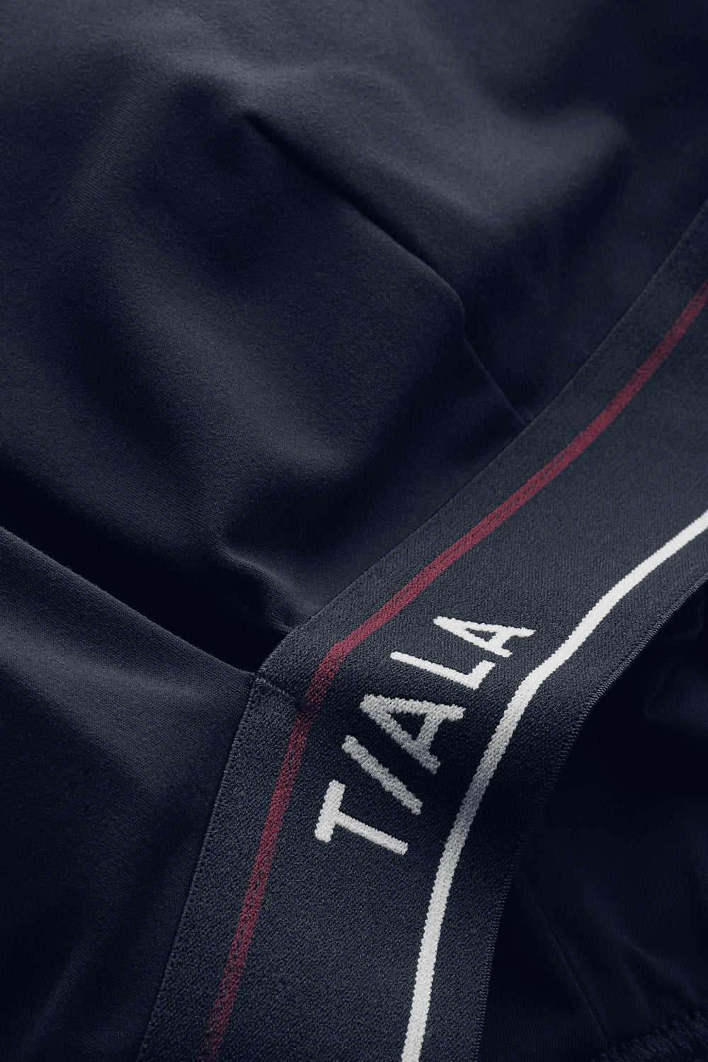 DayFlex V Neck Logo Band Sports Bra - Midnight Navy