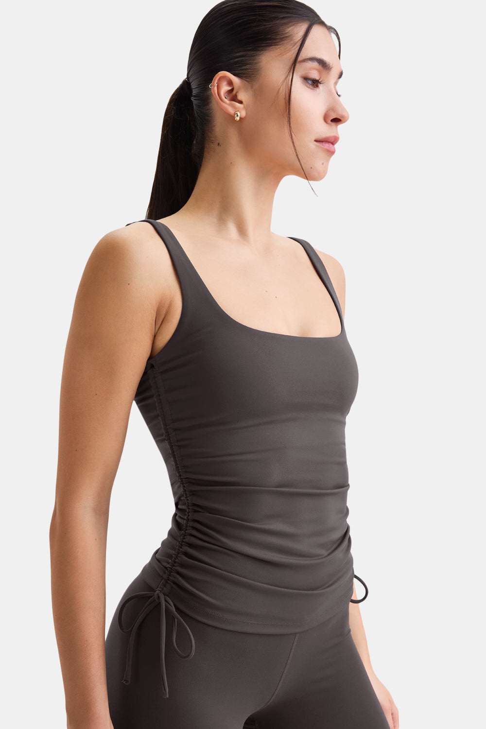 DayFlex Adjustable Side Tie Vest - Cool Espresso