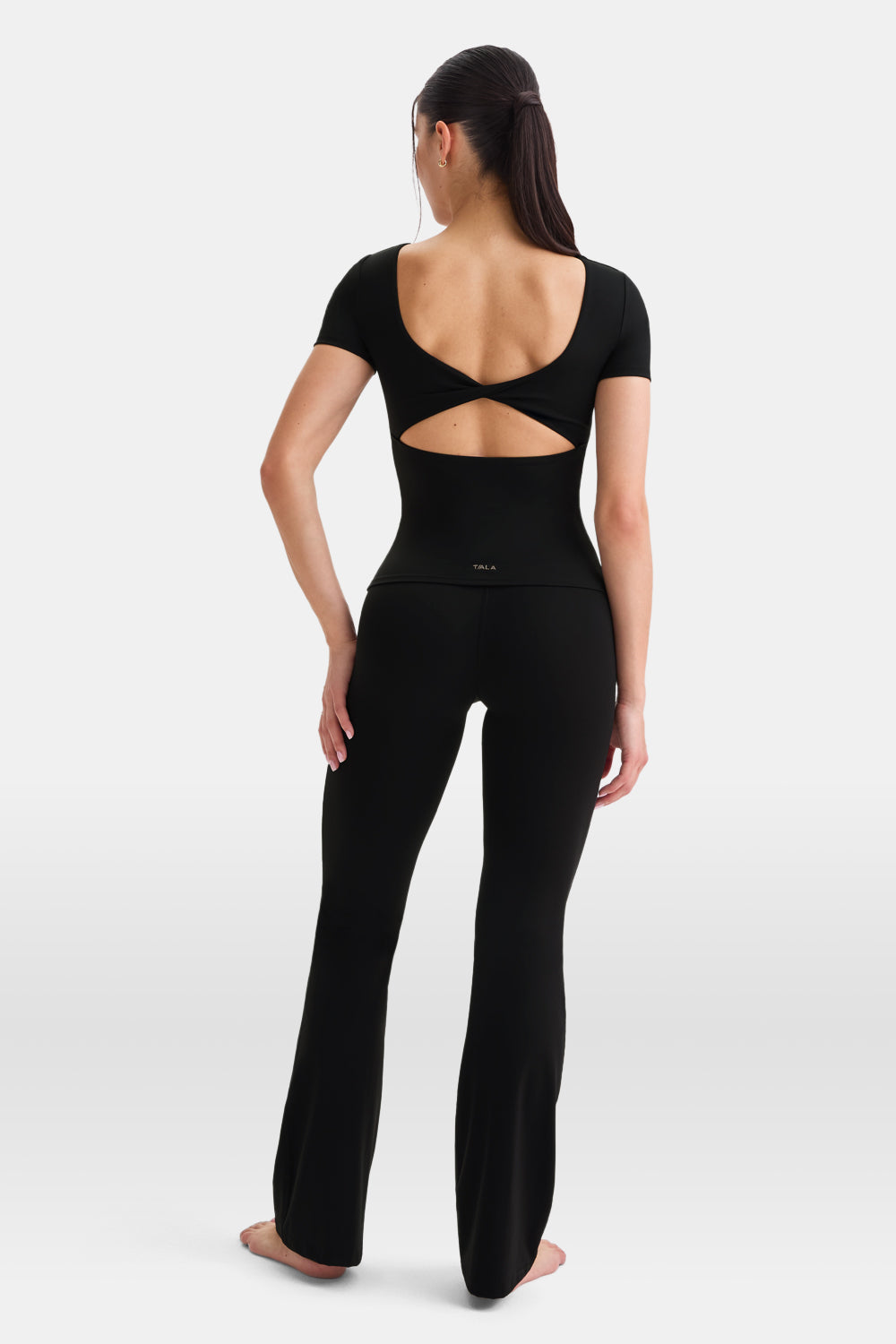 DayFlex Twist Back T-Shirt - Shadow Black