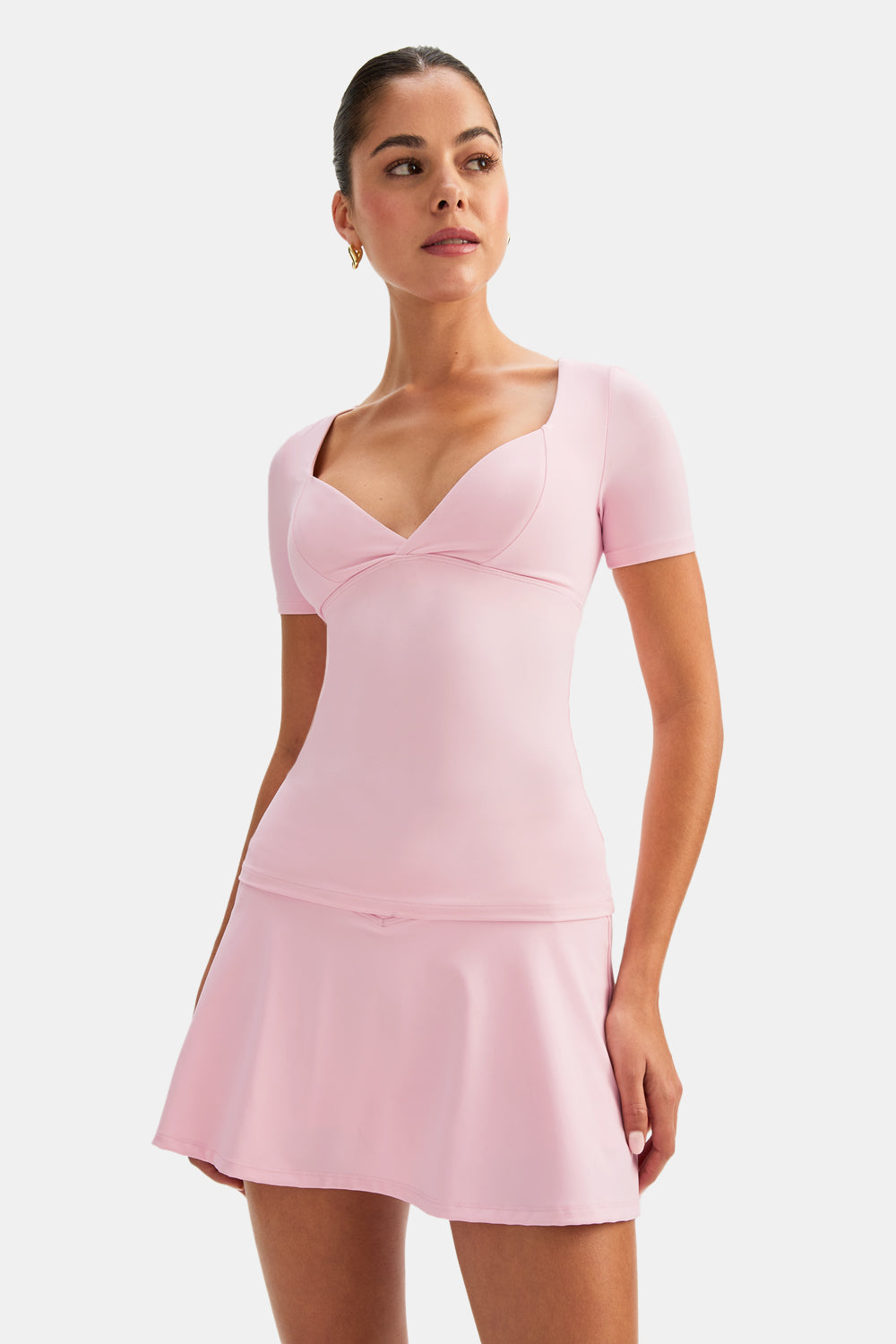 DayFlex Plunge Top - Ballet Slipper