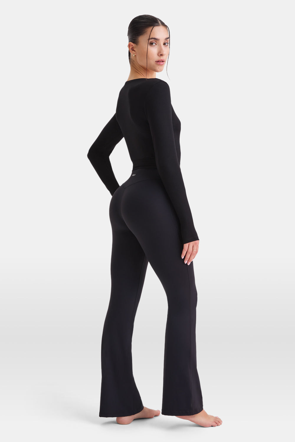 Wrap Around Cardigan - Shadow Black