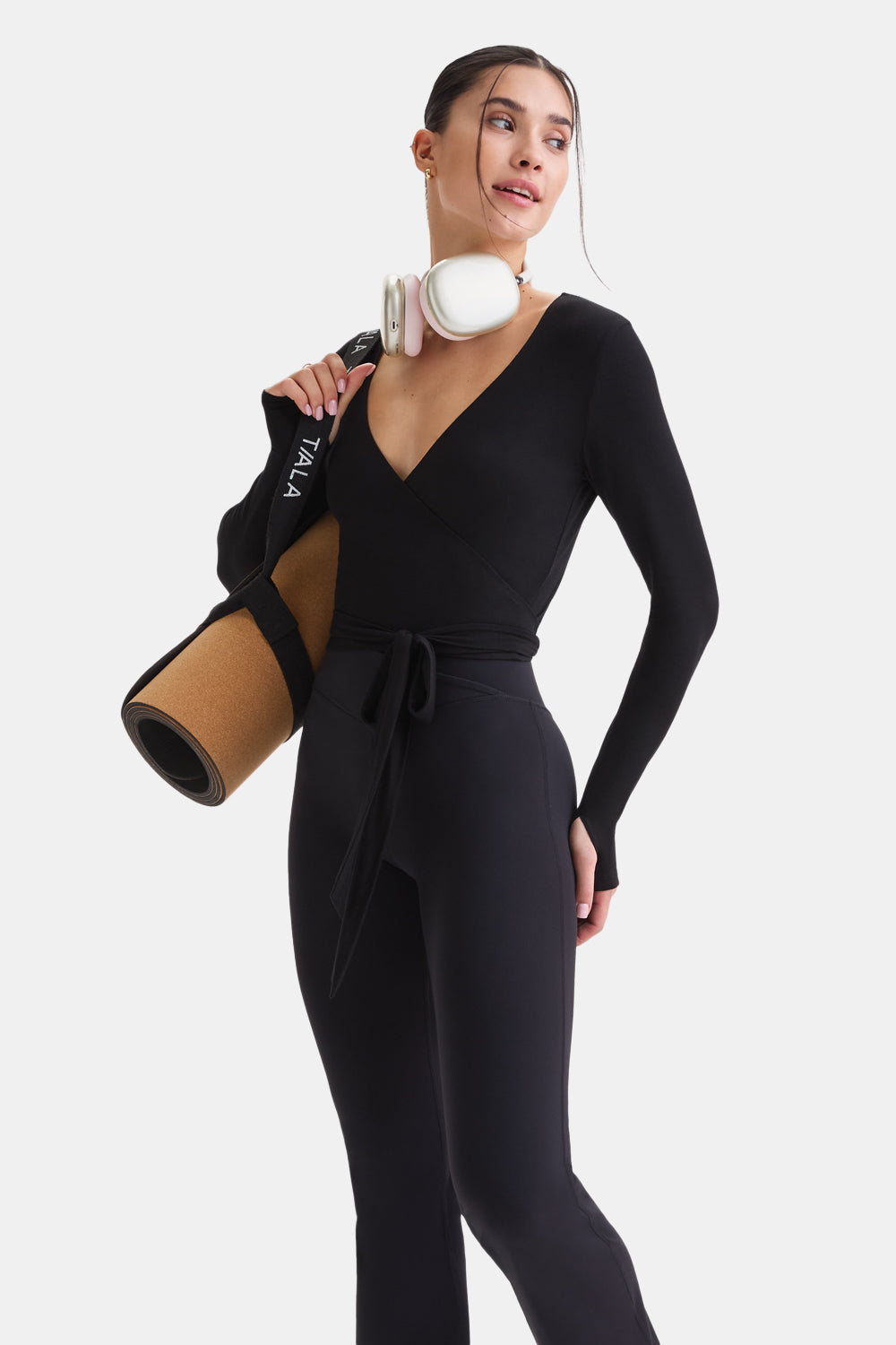 Wrap Around Cardigan - Shadow Black