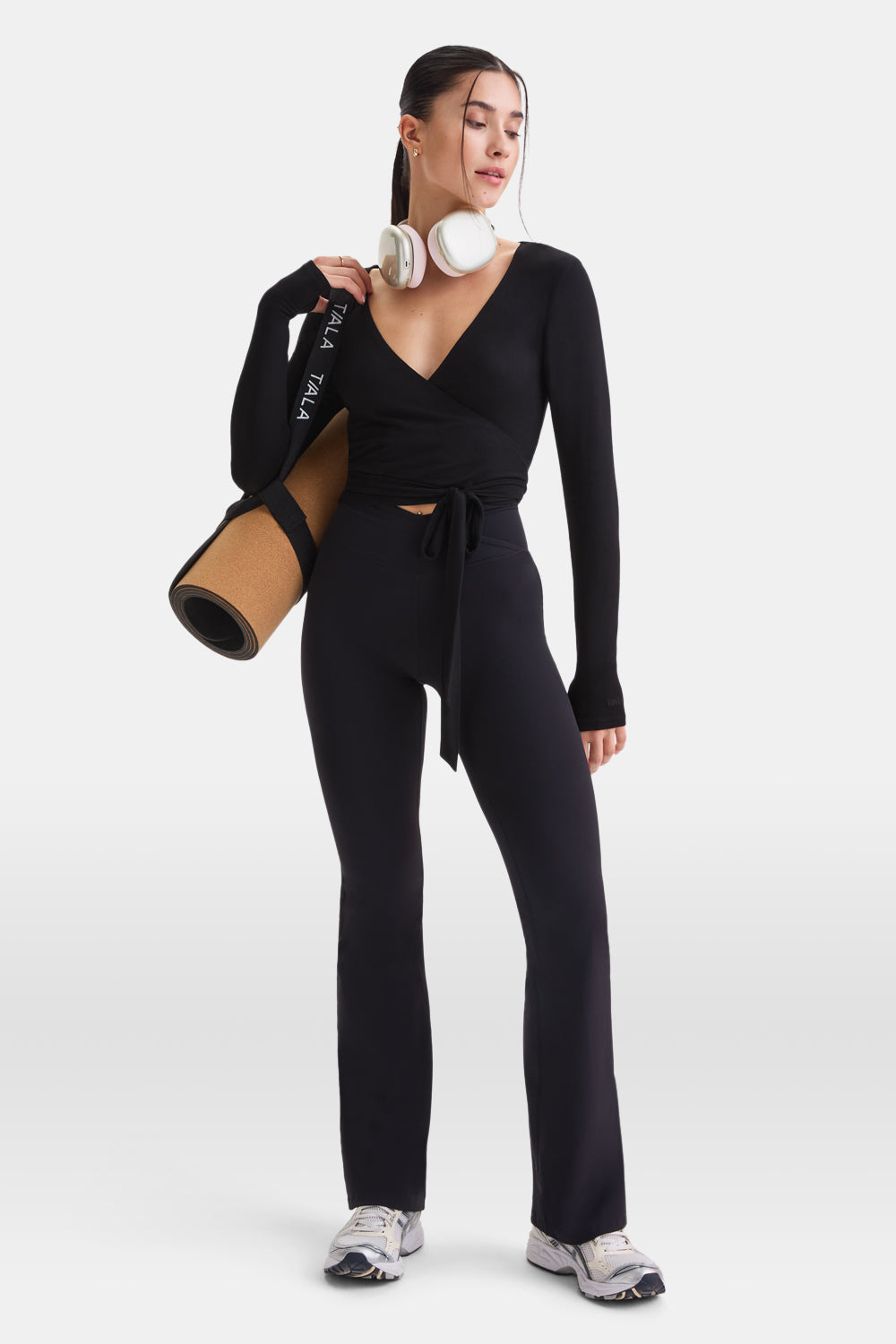 Wrap Around Cardigan - Shadow Black