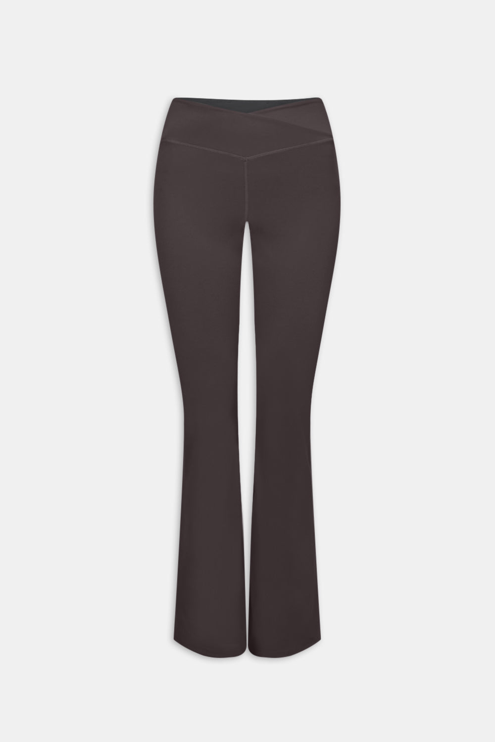 DayFlex Wrap Flared Yoga Pant - Cool Espresso