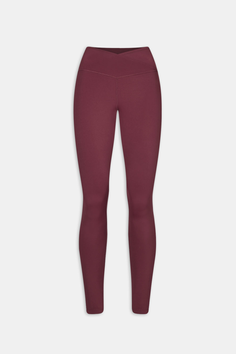 DayFlex Wrap High Waisted Legging - Burgundy