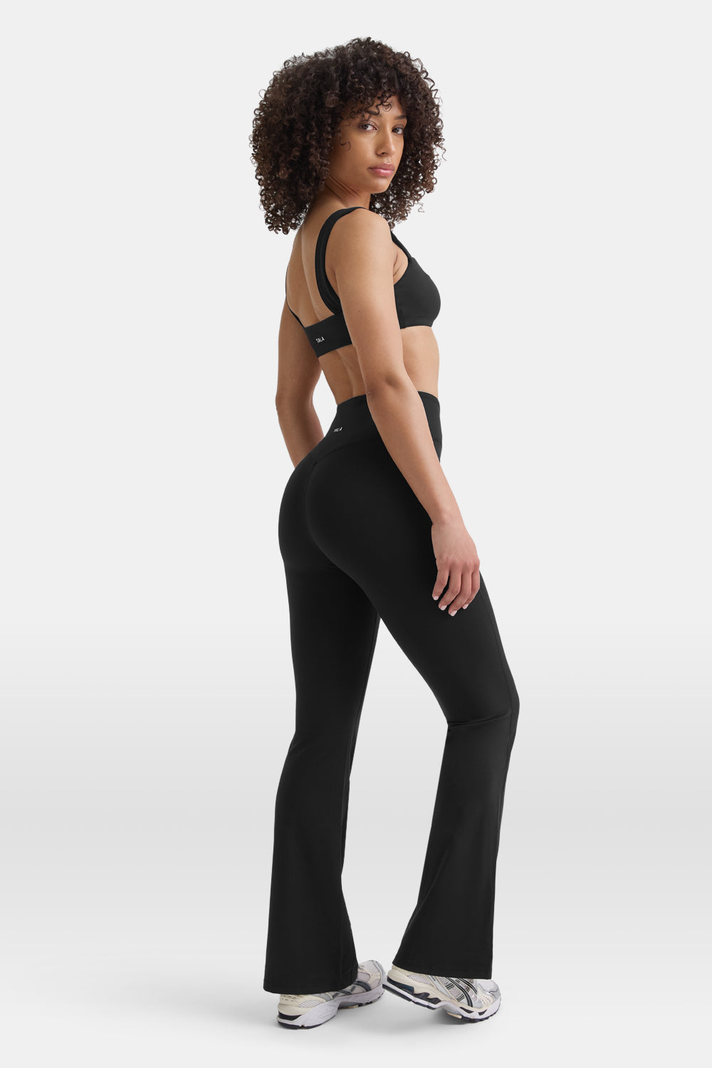 DayFlex Wrap Flared Yoga Pant No Front Seam - Shadow Black