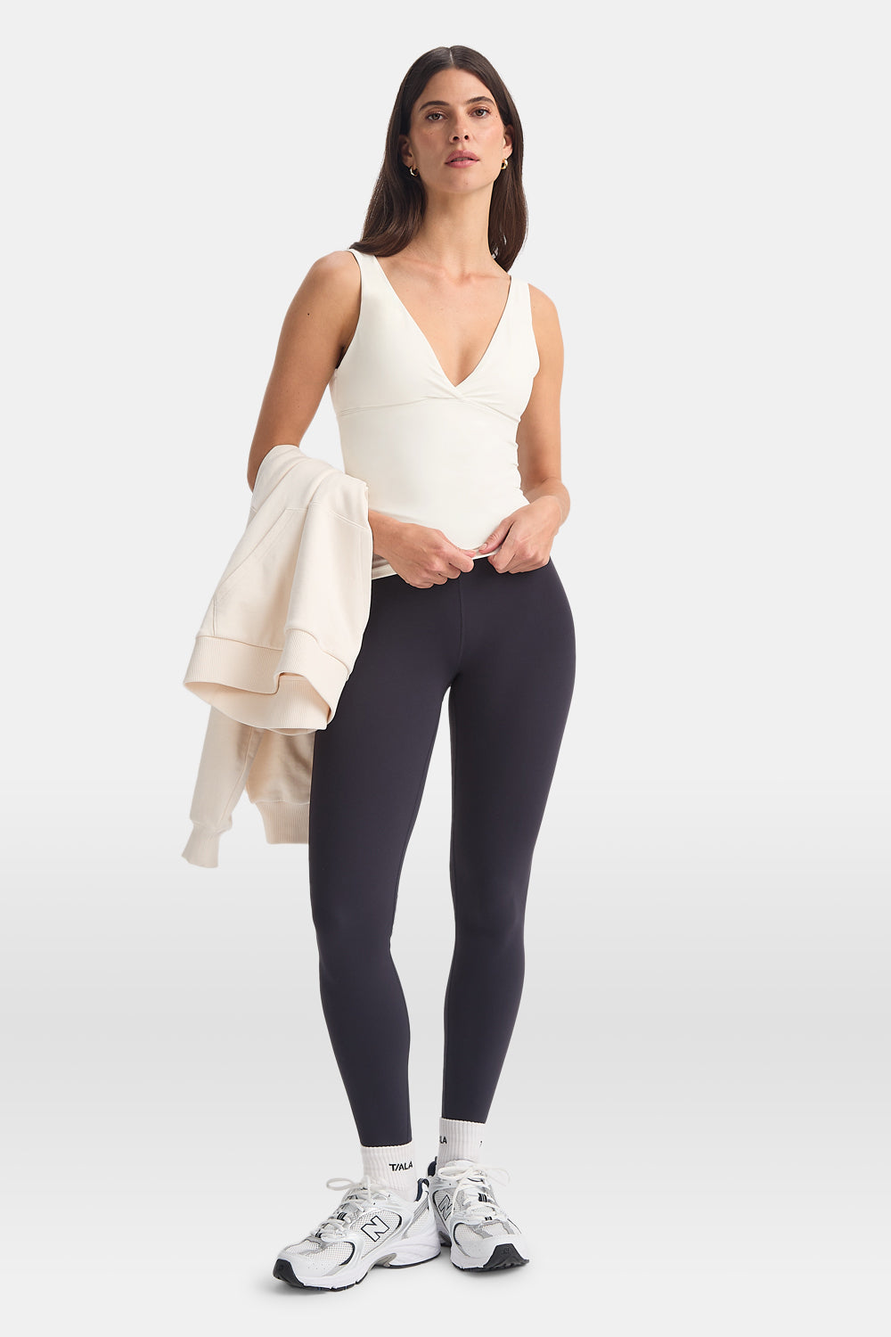 DayFlex V Neck Vest - Ivory