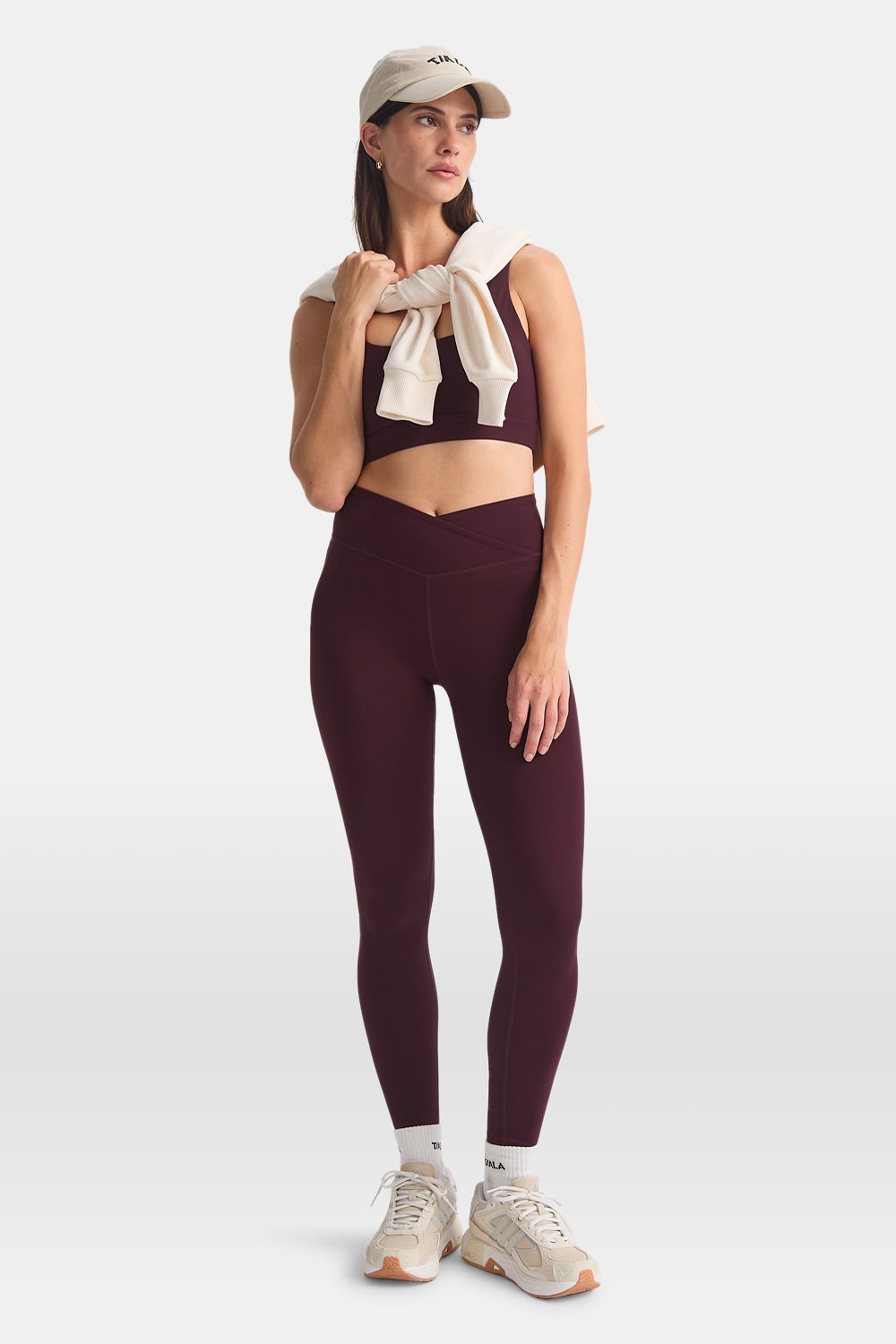 DayFlex Wrap High Waisted Legging - Fig