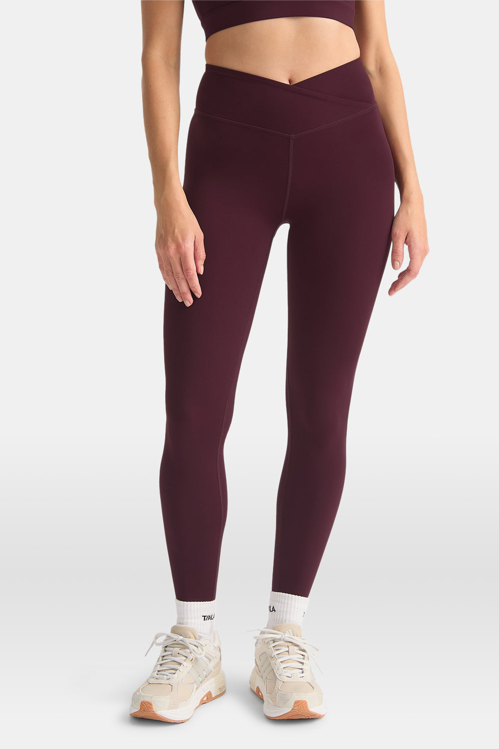 DayFlex Wrap High Waisted Legging - Fig