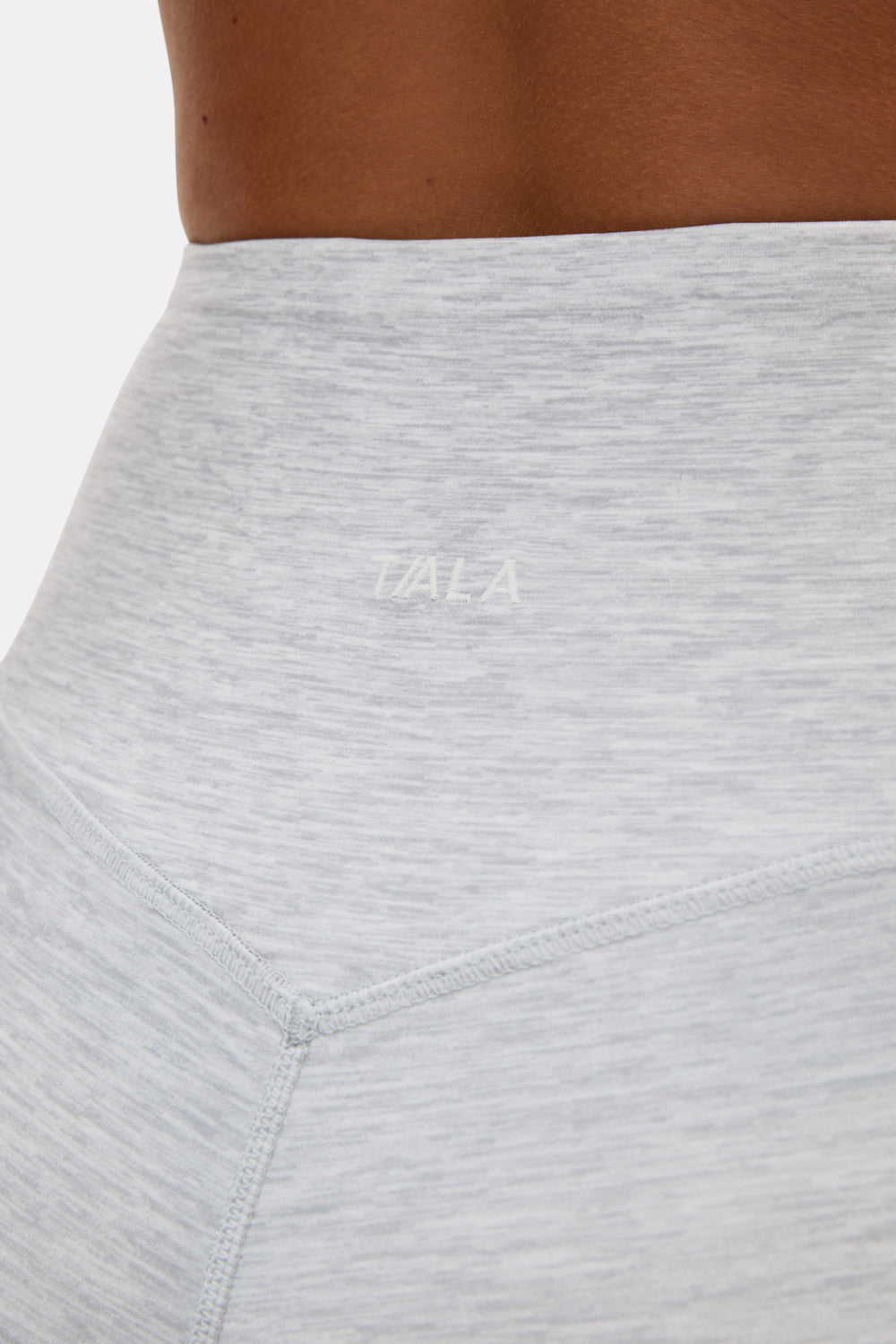 DayFlex Wrap High Waisted Legging - Grey Marl