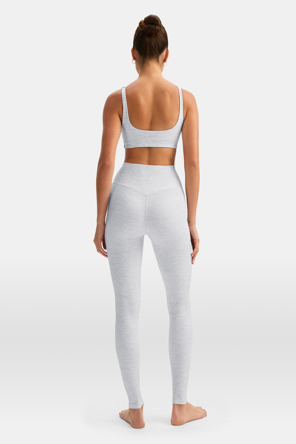 DayFlex Wrap High Waisted Legging - Grey Marl