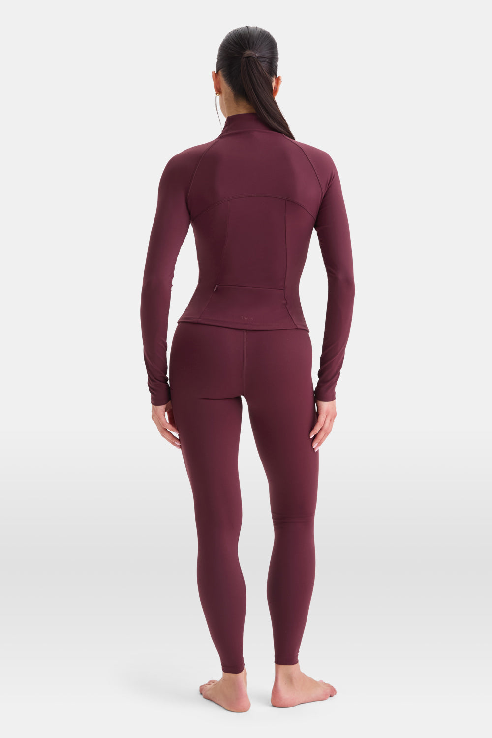 DayFlex Zip Through Jacket - Burgundy