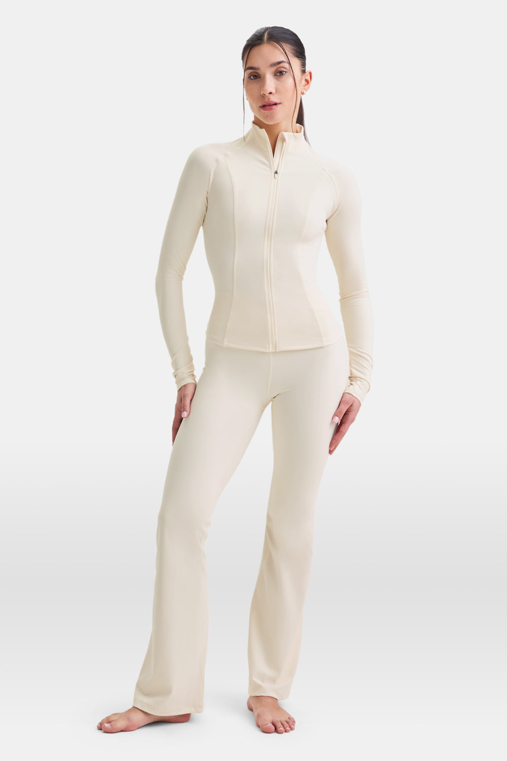 DayFlex Zip Through Jacket - Buttermilk