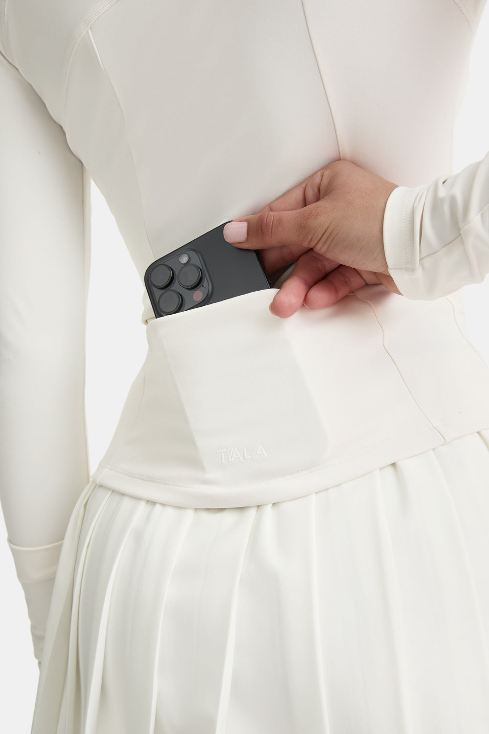 DayFlex Zip Through Jacket - Ivory