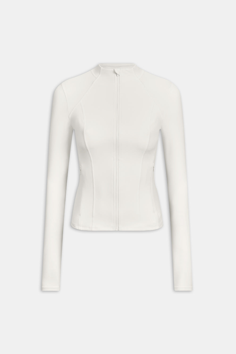 DayFlex Zip Through Sports Jacket - Ivory
