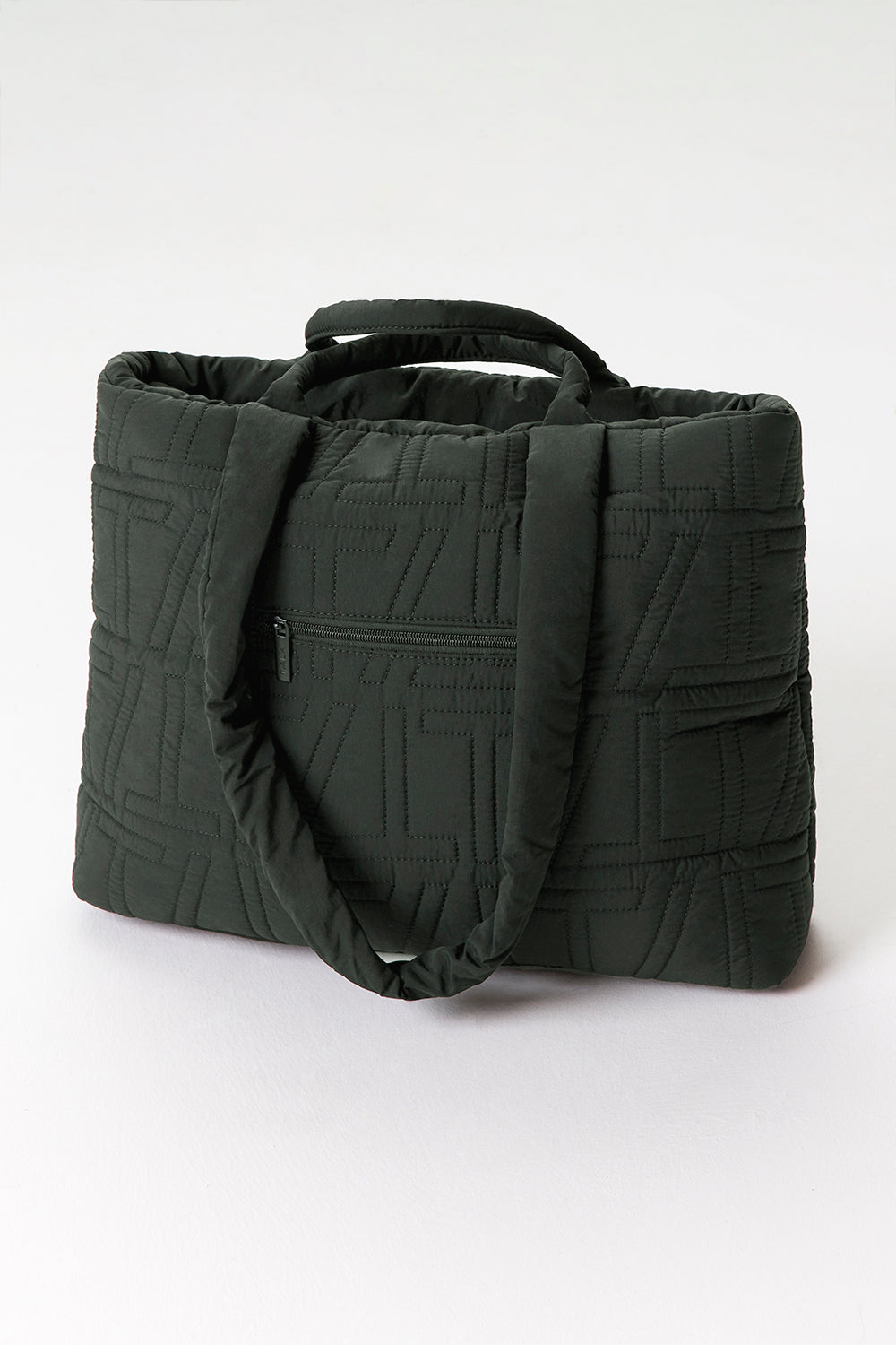 Essential Padded Tote Bag - Dark Moss