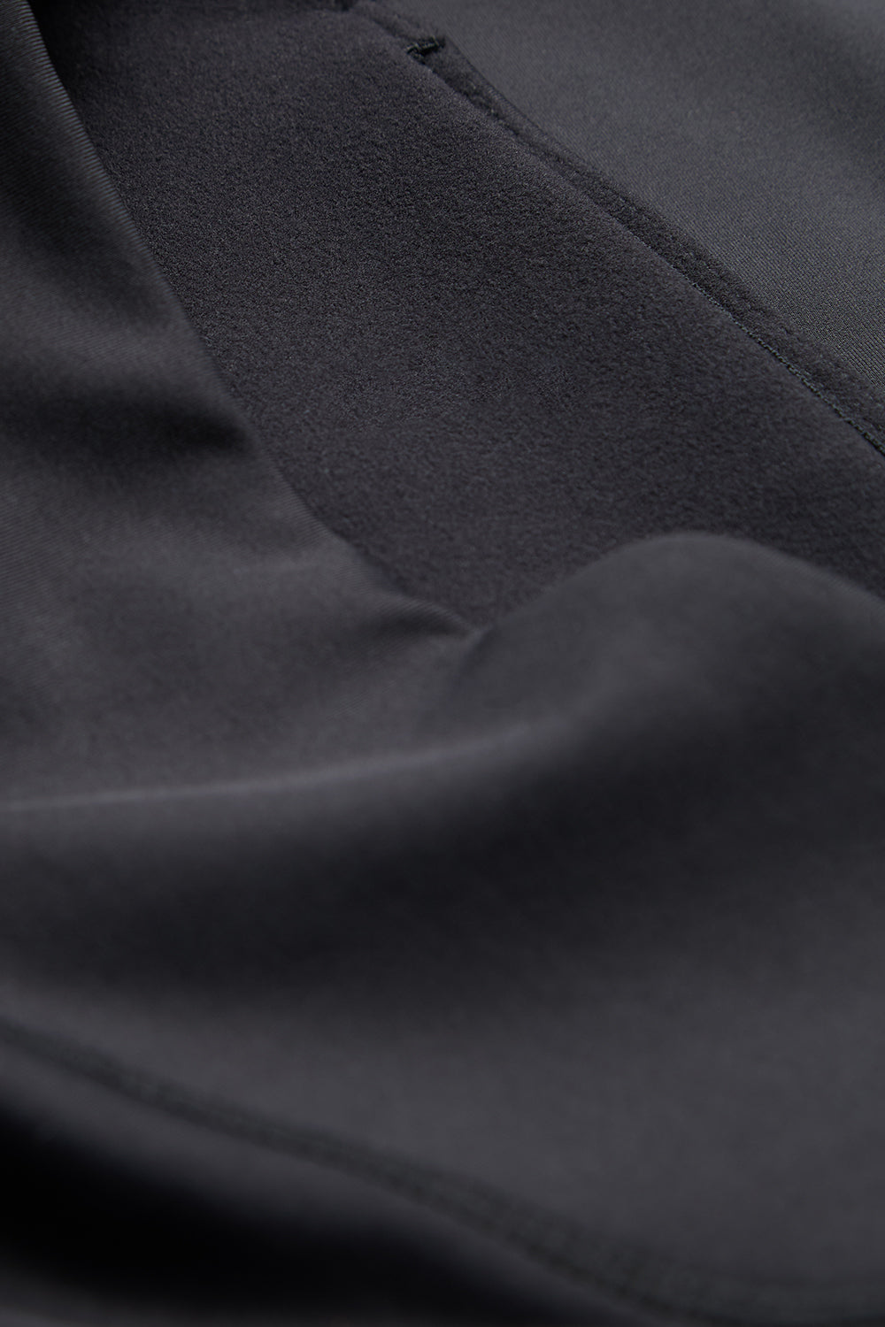 SkinLuxe Fleece High Waisted Flared Yoga Pant - Shadow Black