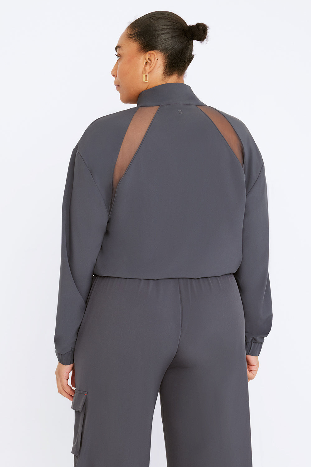 Woven Track Jacket - Graphite