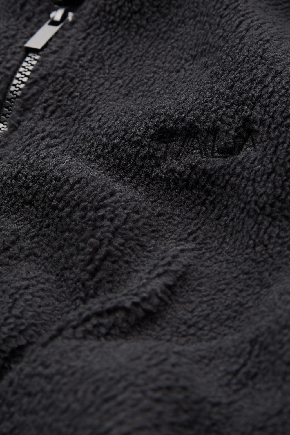 1/4 Zip Fleece Jacket - Black