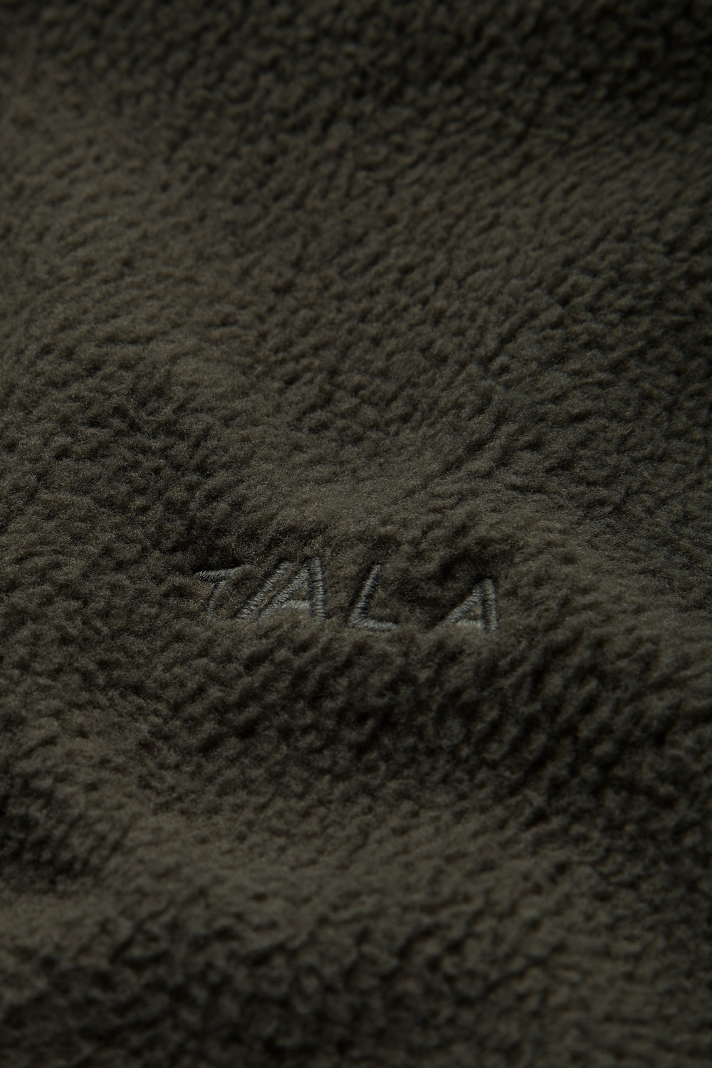 1/4 Zip Fleece Jacket - Dark Moss