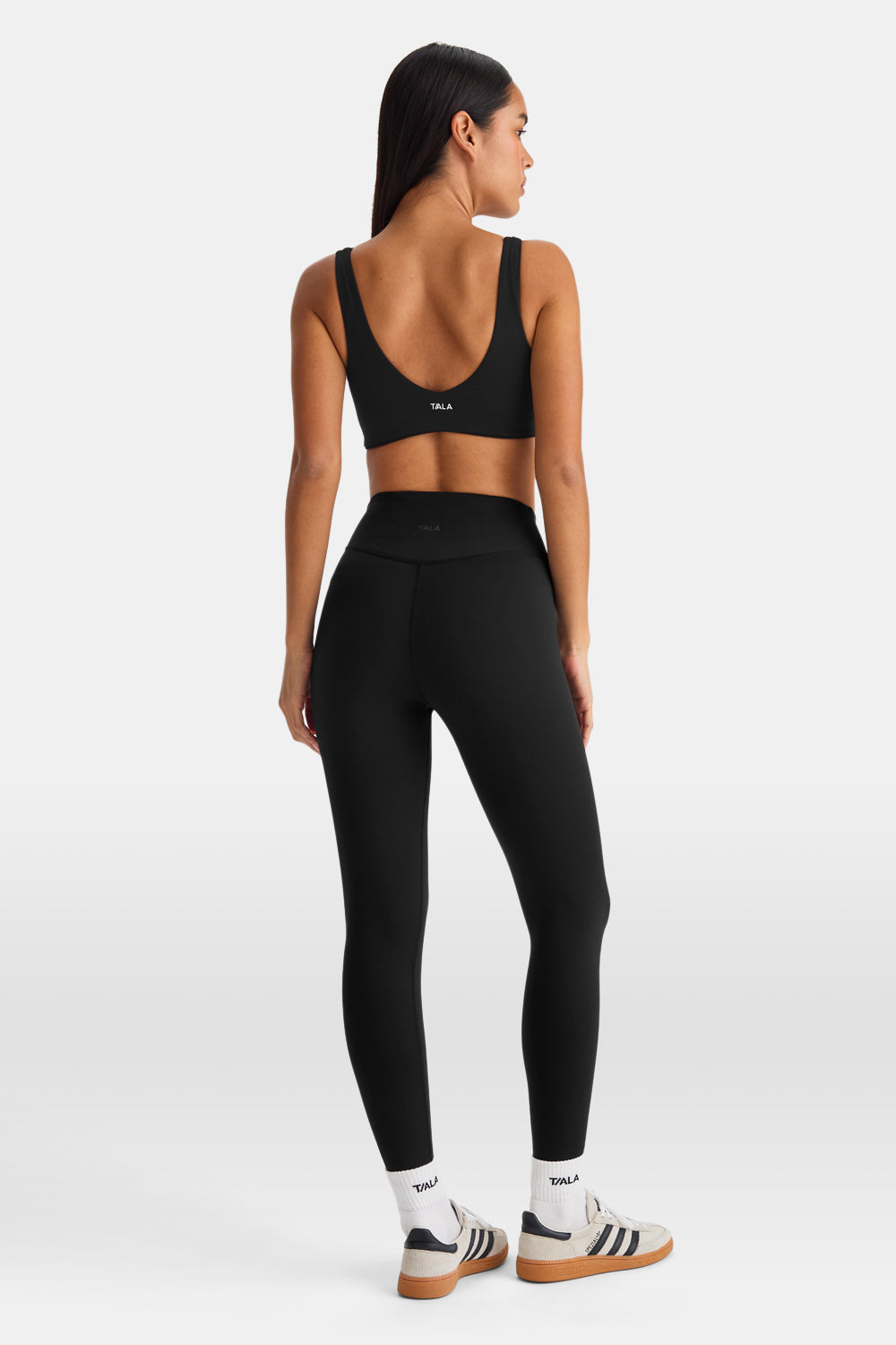SkinLuxe Fleece High Waisted Legging - Shadow Black