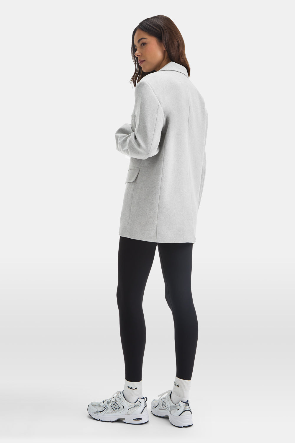 Everyday Tailoring Oversized Blazer - Iron Grey Marl