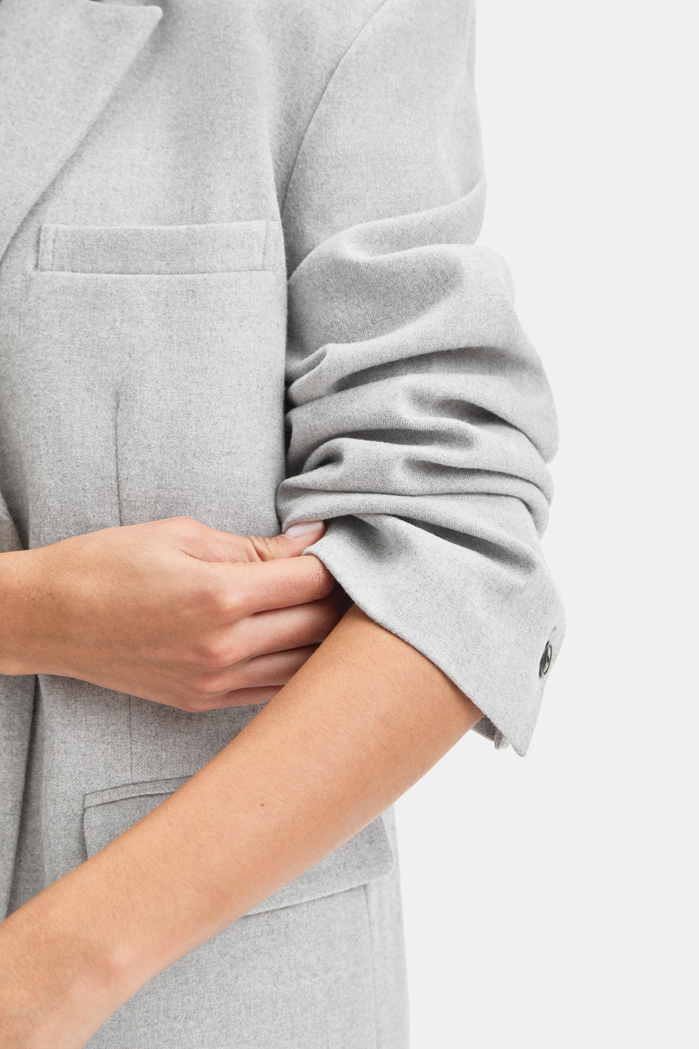 Everyday Tailoring Oversized Blazer - Iron Grey Marl