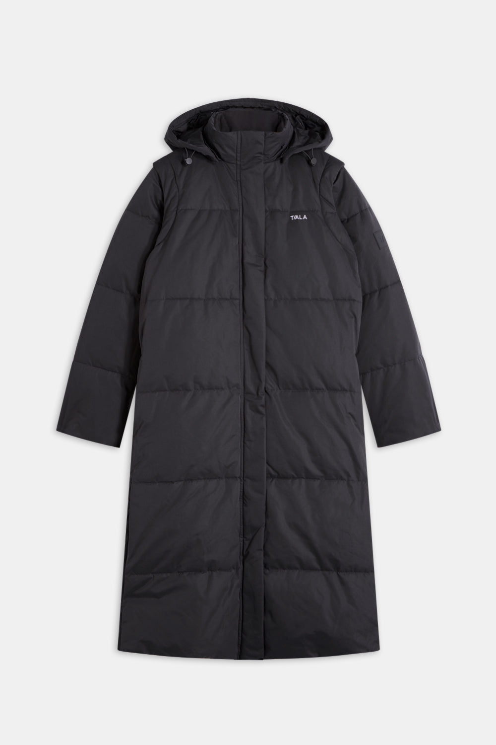 Polar Longline Puffer Coat - Charcoal