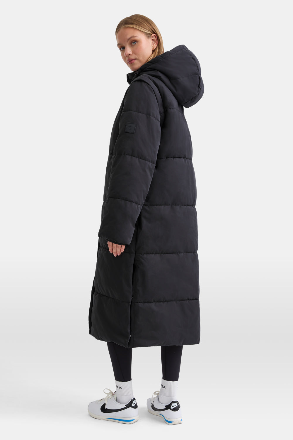 Polar Longline Puffer Coat - Charcoal